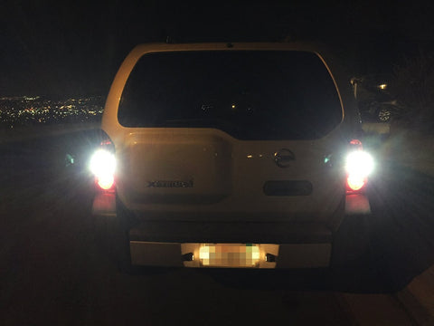 High Power Amber 1156 BA15S LED Bulbs 80W For Car DRL Daytime Running Light, Turn Signal Light, Backup Reverse Brake Stop Light