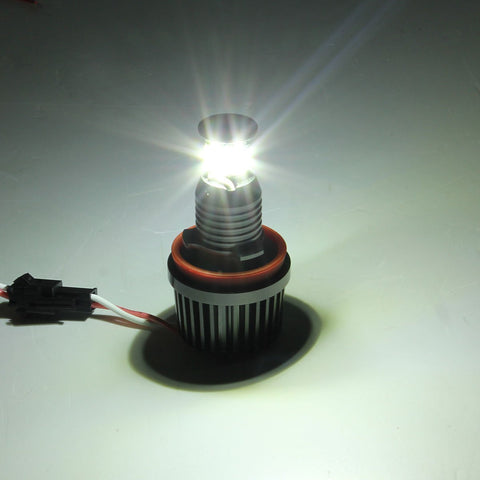 Mega 120W 7000K White H8 LED Angel Eyes Ring Marker Bulbs For BMW 1 3 5 X Series
