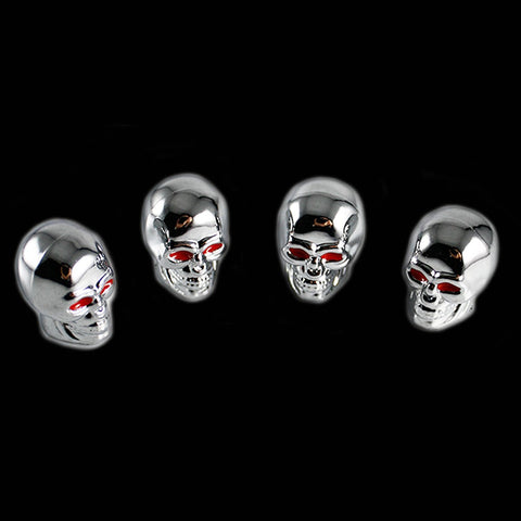 Tire Wheel Valve Stem Caps Set Air Dust Cover Caps Grenade Shape/Skull Shape