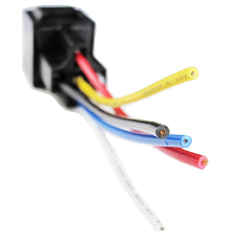 1x 5-Pin 12V 40A SPDT Auto Relay Socket Wire For Car Fog Light DRL Daytime Running Lamp DRL