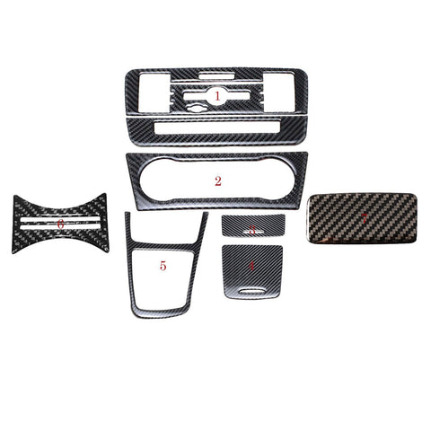 Real Carbon Fiber Interior Trim Stickers For Mercedes Benz 2013-2017 CLA GLA