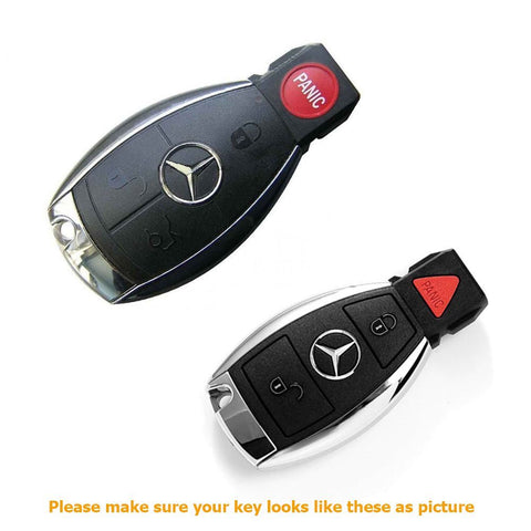 Keyless Smart Key Fob Cover Shell Cap for Mercedes-Benz