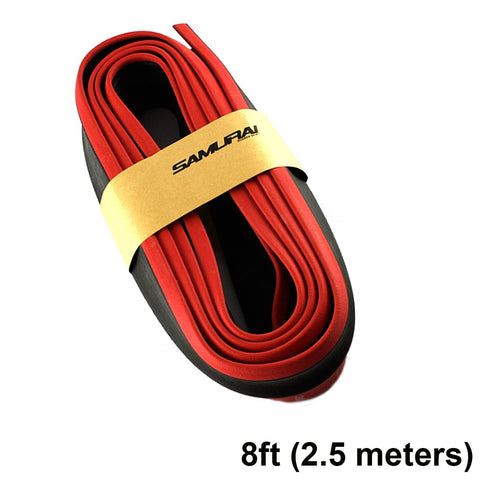 1x Front Bumper Lip Universal Splitter Chin Spoiler Racing Sporty Body Kit Trim (8ft)