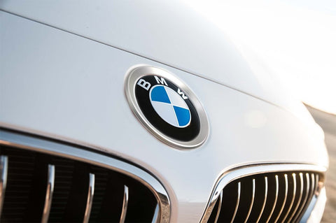 2 Pieces Car Front Rear Logo Chrome Ring Decoration For BMW 5 Series F10 F11