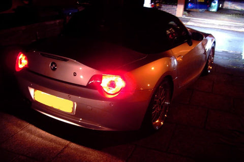 100W CREE 1156 BA15S LED Bulbs Red/Amber for Backup Reverse Lights Bulbs Turn Signal, Backup DRL Lights lamps