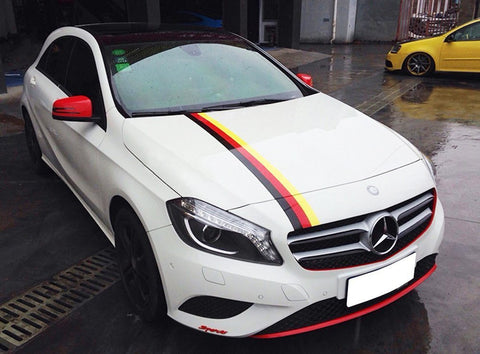 59" Stripe Car Sticker For Audi BMW Mercedes MINI Porsche Exterior Cosmetic, Hood, Roof, Bumpers