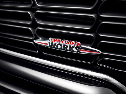 JCW Front Grille Badge For All MINI Cooper R55 R56 R57 R58 R59 R60 R61, etc