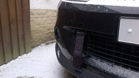 1x JDM Sports High Strength Racing Tow Strap Set For Front Rear Bumper Towing Hook