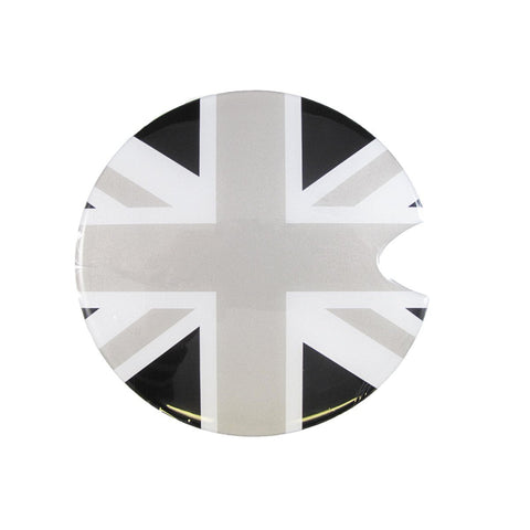 Ultra Thick Plastic Vinyl Sticker For Mini Cooper Gas Cap Cover