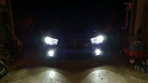 100W Bright White High Power H7 LED Bulbs Daytime Running Fog Lights