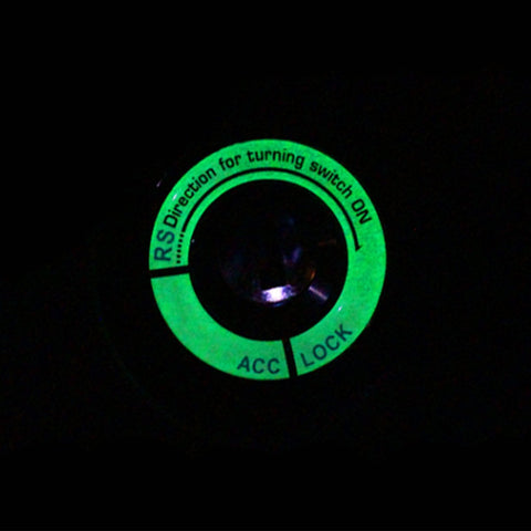 1 Piece Car Engine Start Stop Ignition Key Hole Luminous Cover Sticker For Ford Focus 2 3 4 Sedean Hatchback and Kuga
