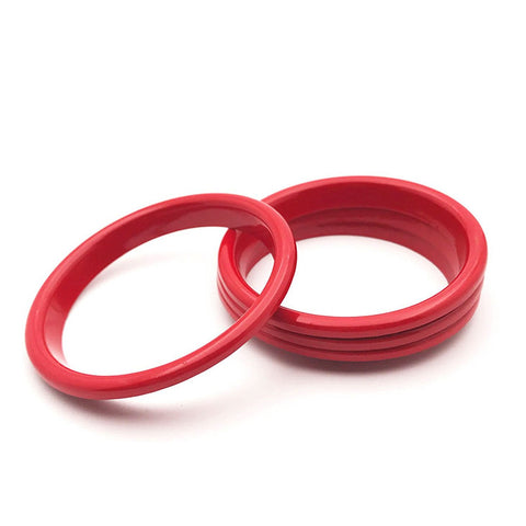 4pcs Chrome Car Auto AC Vent Outlet Decoration Ring Cover Trim for Audi A3 NEW