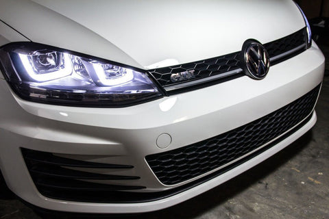 H7 HID Bulb Holder Adapters For Halogen Headlights - Volkswagen MK7 Golf Gti