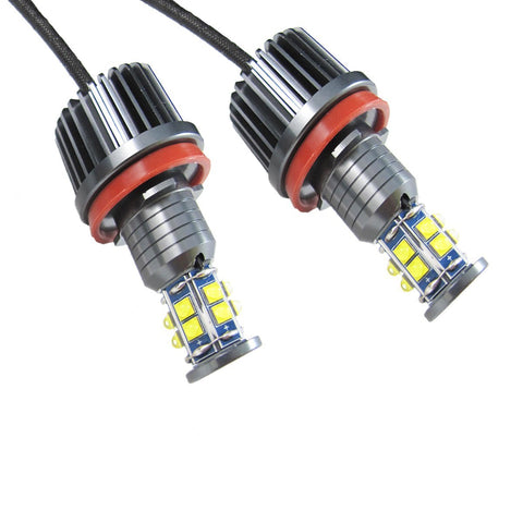 Mega 120W 7000K White H8 LED Angel Eyes Ring Marker Bulbs For BMW 1 3 5 X Series