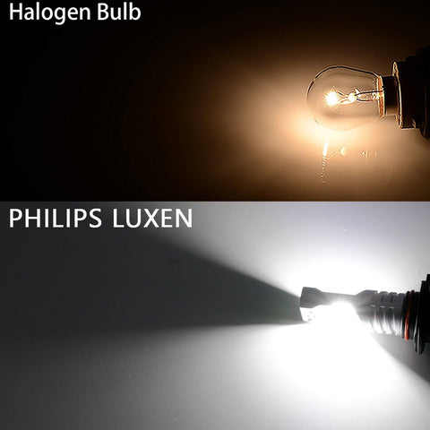 2pcs 100W Luxeon LED Bright White 1156 BAY15S LED Rear Turn Signal Lights, Backup Reverse Light Bulbs