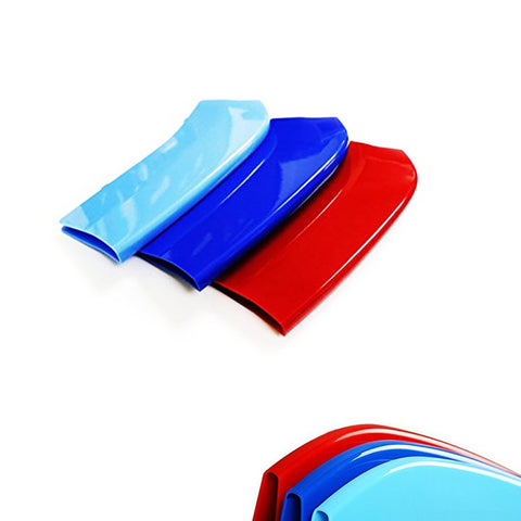 1 set BMW M-Colored Kidney Grille Insert Trim TRI Color M Sport Strips Strips For BMW