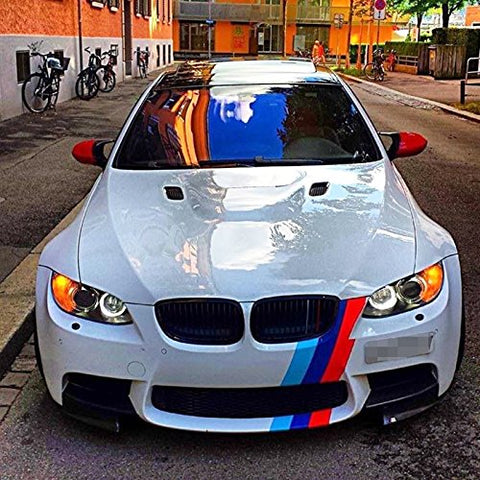 59" Stripe Car Sticker For Audi BMW Mercedes MINI Porsche Exterior Cosmetic, Hood, Roof, Bumpers