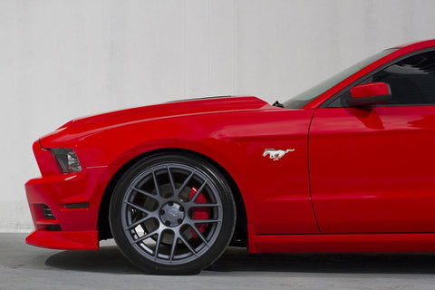 2x Ford Mustang Running Horse Chrome Finish Pony Emblems For Ford Mustang Side Fender Badge