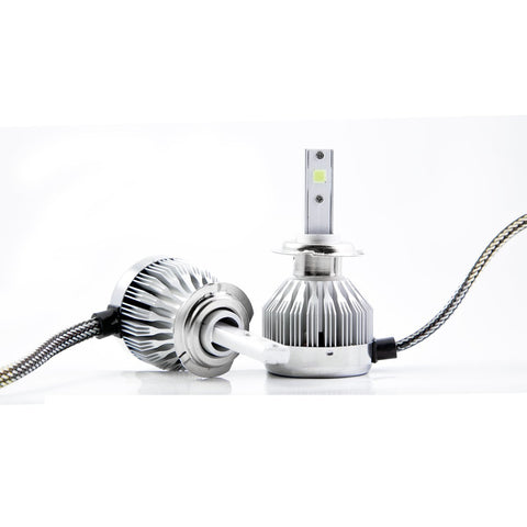 2x H7 Ice Blue 8000K COB LED Headlight Conversion Kit For High Beam DRL Fog Lights Lamps(Newest Model)