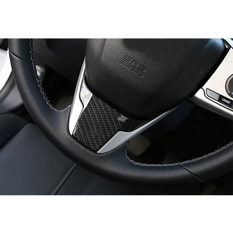 Real Carbon Fiber Steering Wheel Cover Panel Frame Trim for Honda Civic 2016 and up