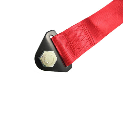 1x JDM Sports High Strength Racing Tow Strap Set For Front Rear Bumper Towing Hook