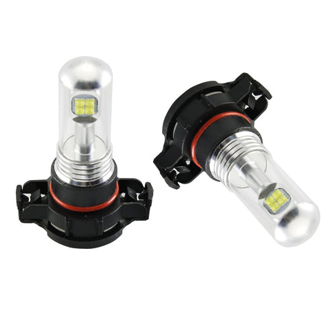 (2) Super Bright White High Power 80W CREE 5202 H16 LED Bulbs Daytime Running DRL Fog Lights Bulbs Lamps Replacement For Chevorlet GMC Dodge Chrysler Jeep