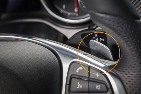 One Set Real Pure Carbon Fiber 3D Steering Wheel DSG Paddle Shifter Extension Direct Fit 2015-up Mercedes Benz C E CLA GLA GLC W205 W213 X205 W117 X156