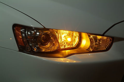 High Power Amber 1156 BA15S LED Bulbs 80W For Car DRL Daytime Running Light, Turn Signal Light, Backup Reverse Brake Stop Light