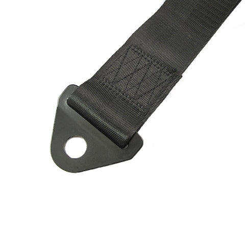 1x JDM Sports High Strength Racing Tow Strap Set For Front Rear Bumper Towing Hook