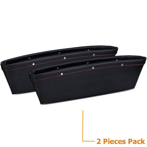 2 Pieces Car Seat Seam Bag Storage Organizer Holders Phone Auto Accessories