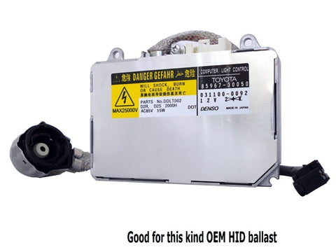 2x 9005/9006 Adapters For Acura Honda Mitsubishi Mazda OEM HID Ballast Power Cord Wires