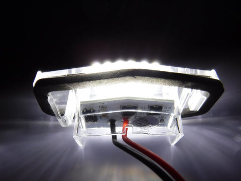 Direct Fit White LED License Plate Light Lamps For Acura MDX RL TL TSX ILX Honda Civic Accord Odyssey, etc