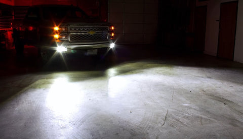 2pcs 100W Luxeon LED Bright White H10 9140 LED Driving Running Light, Fog Light, Off Road Light