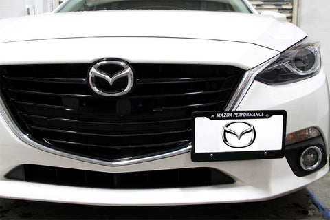 1 Set Front Tow Hook License Plate Bumper Mounting Bracket Relocator for Mazdaspeed 6 2006-2007