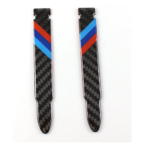 1 Set Carbon Fiber Rear view Mirror Protector Anti-scratch Trim Sticker Perftec Fit BMW