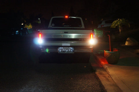 2pcs 100W Luxeon LED Bright White 1156 BAY15S LED Rear Turn Signal Lights, Backup Reverse Light Bulbs