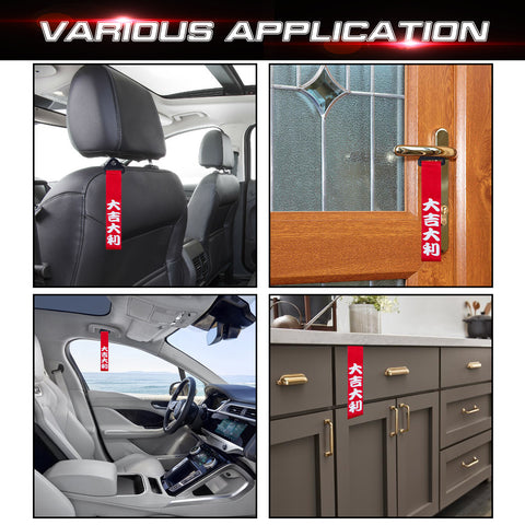 Red Nylon Sporty Race Style Bumper Racing Tow Strap For Toyota Camry Lexus IS RC