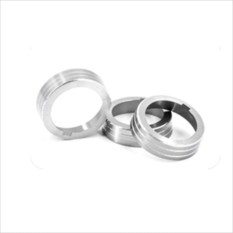 3pcs Aluminum AC Climate Control Ring Air Condition Knob Cover Trim for Volkswagen MK7 Golf GTI, Red