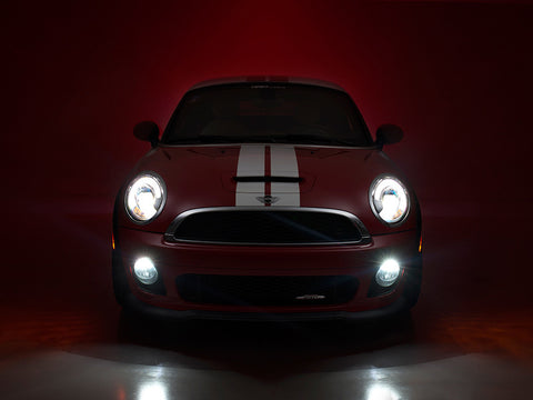 9006 9012 HB4 Xenon White 6000K LED DRL Headlight Conversion Kit For High/Low Beam