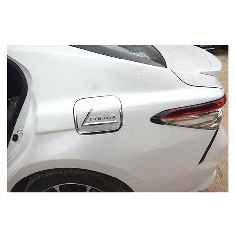 ABS Chrome Gas Tank Cap Cover Oil Fuel Filler Cap Garnish Trim for Toyota Camry L LE XLE 2018-2024