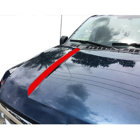 2x Glossy Black / Matte Black / Glossy Red Spear Hood Decal Vinyl Stripe Sticker for Ford F-150 2015-2019