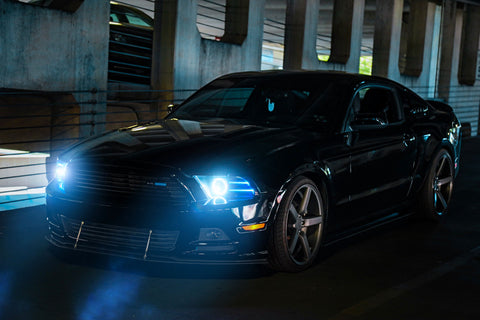 8000K Ice Blue LED Headlight Bulb All-in-One Conversion High Low Beam Kit, 6000LM Super Bright Fog Light Replacement