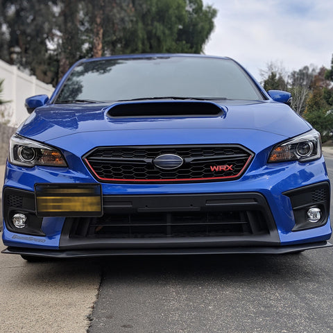for Subaru WRX STI 2018 2019 2020 Front Grille Pinstripe Vinyl Sticker Glossy Red, Styling Front Hood Panel Edge Molding Trim Decal