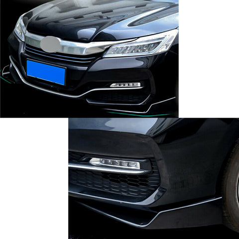 2pcs Car Front Bumper Lower Lip Splitter Diffuser Chin Spoiler Canard Deflector Universal