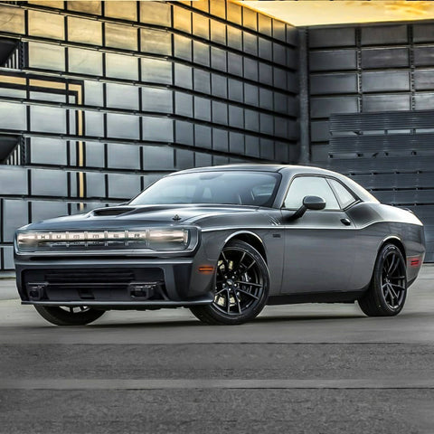 Xotic Tech 4pcs LED Front&Rear Bumper Side Marker Light Lamps OE Fit Compatible with Dodge Challenger 2015-2023, 150-SMD Amber/Red (Part # 68195796AB 68195788 68195789 68195797 etc.)