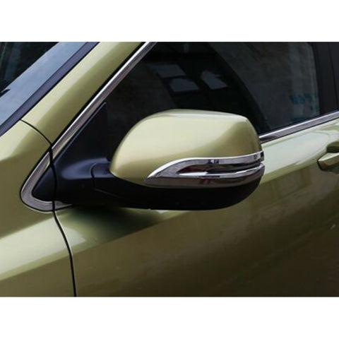 2pcs for Honda CR-V CRV 2017 2018 2019 2020 2021 Rear View Side Door Mirror Stripe Cover Trim, ABS Chrome Rearview Side Mirror Signal Light Frame Cover Molding