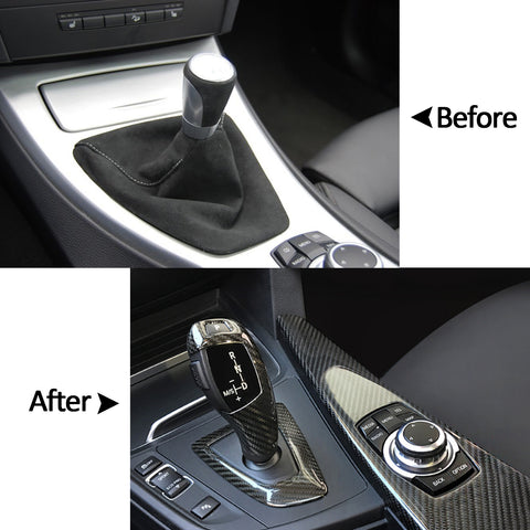 F30 Style Car Gear Shift LHD Automatic LED Gear Shift Knob Retrofit Accessories Kit Fit for BMW E90 E91 E92 E93 E81 E84 E87 E89