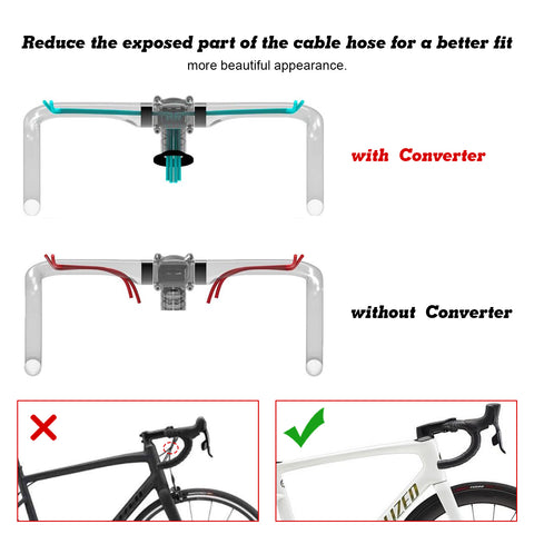 Headset Converter Stem Spacer Compatible w/ Specialized Allez Sprint Tarmac SL7