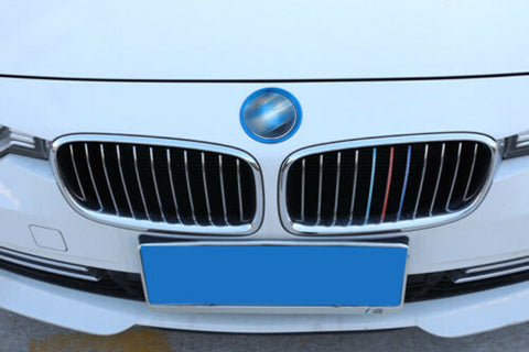 2Pcs Front Hood Rear Trunk Emblem Logo Surrounding Ring For BMW 5 Series F10 F11