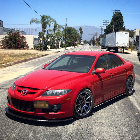 1 Set Black / Gold / Red Sporty Racing Front Tow Hook License Plate Bumper Mounting Bracket Fit for Mazdaspeed 6 2006-2007